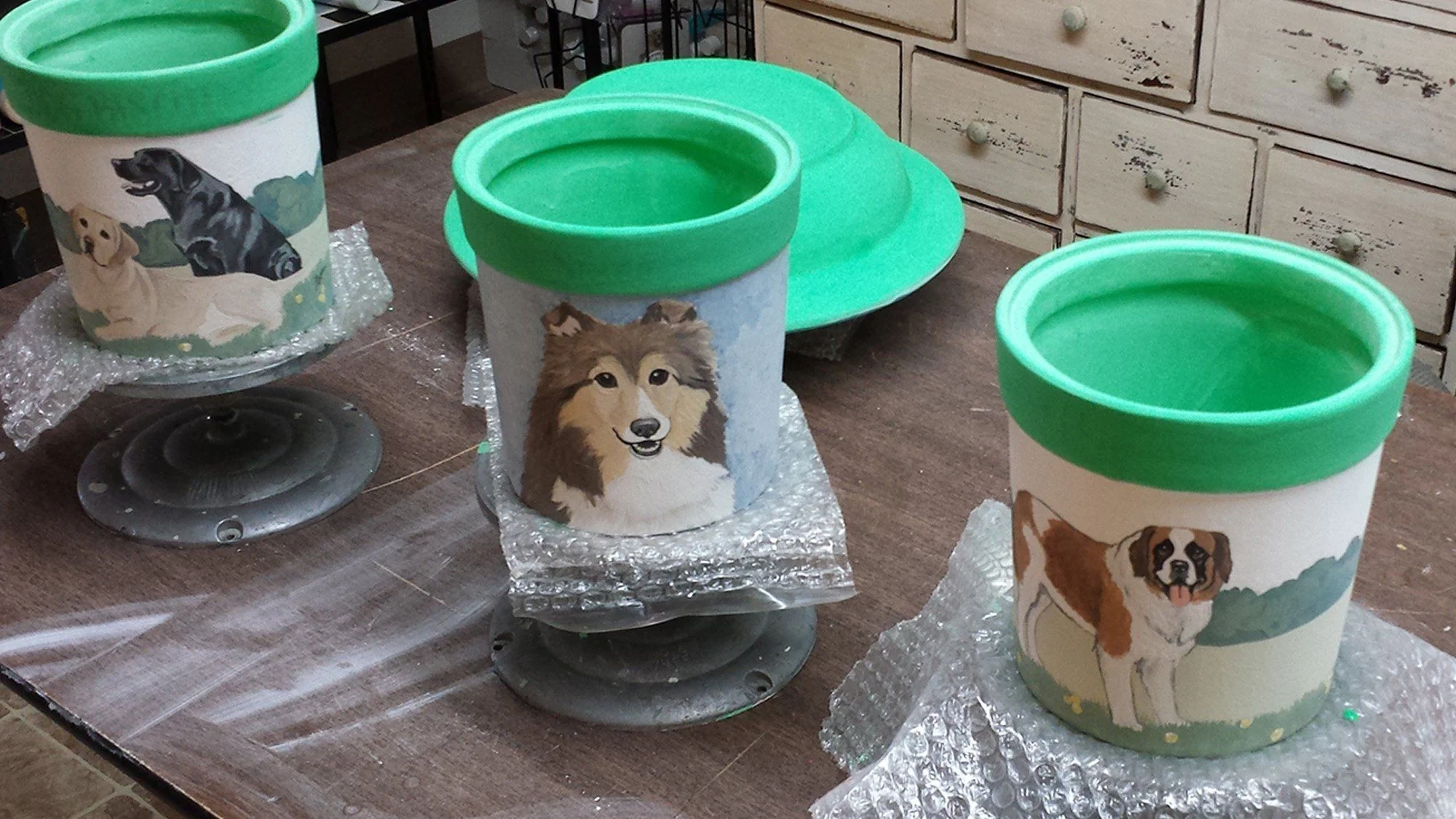 Custom Hand-Painted Personalized Treat Jar - Image 17