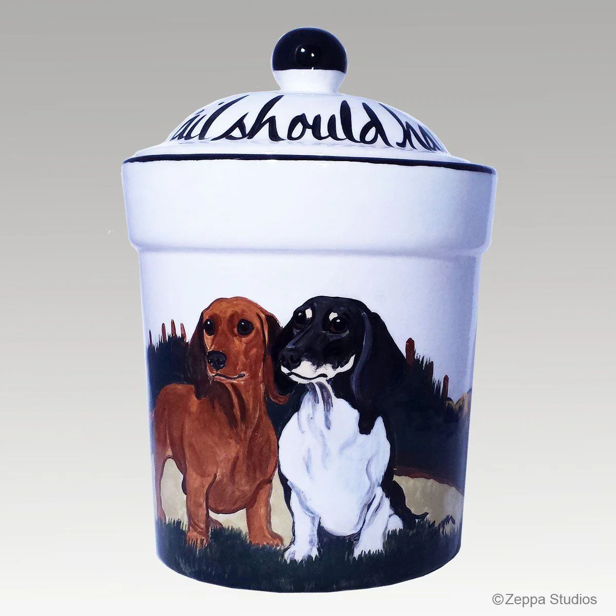Custom Hand-Painted Personalized Treat Jar - Image 4