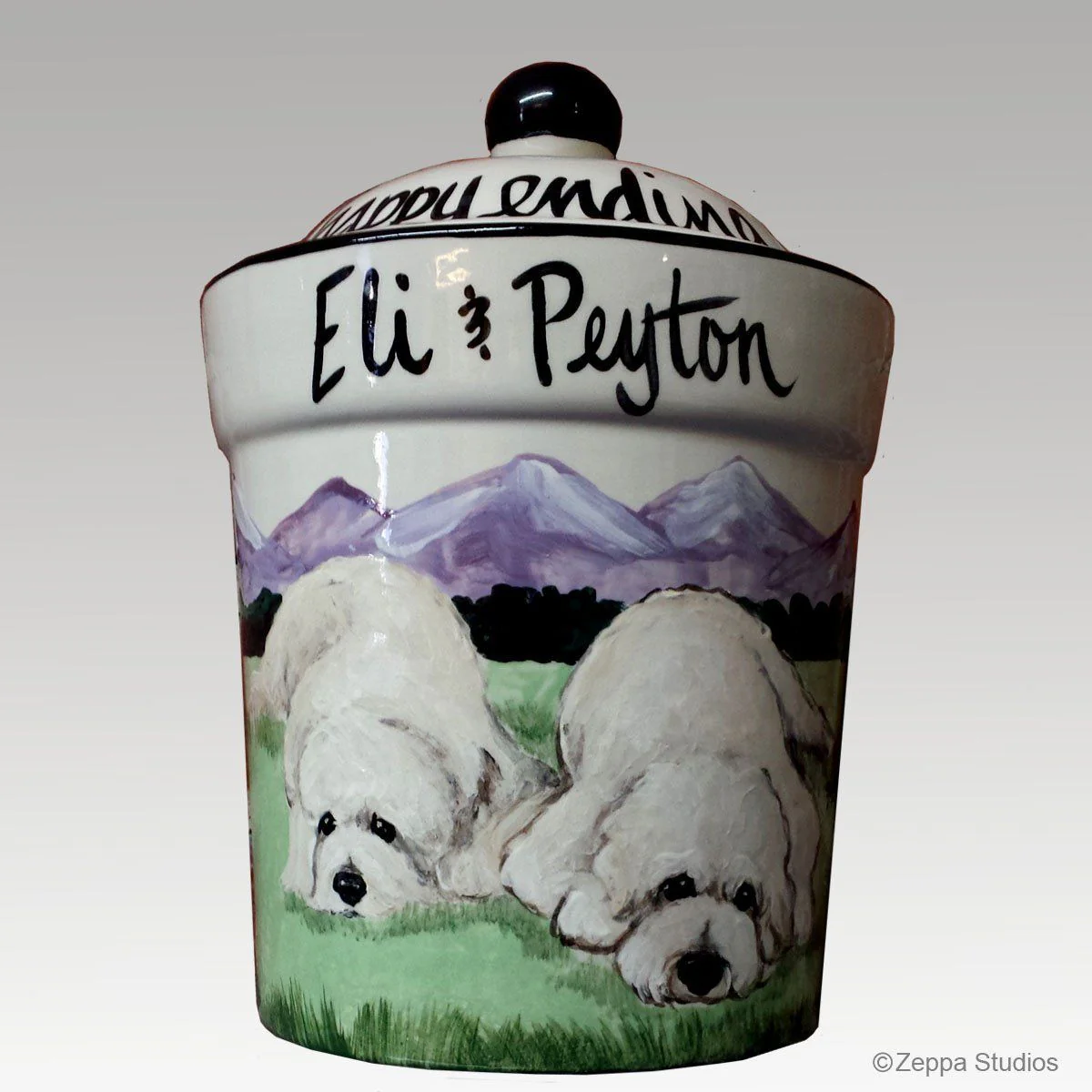 Custom Hand-Painted Personalized Treat Jar - Image 5
