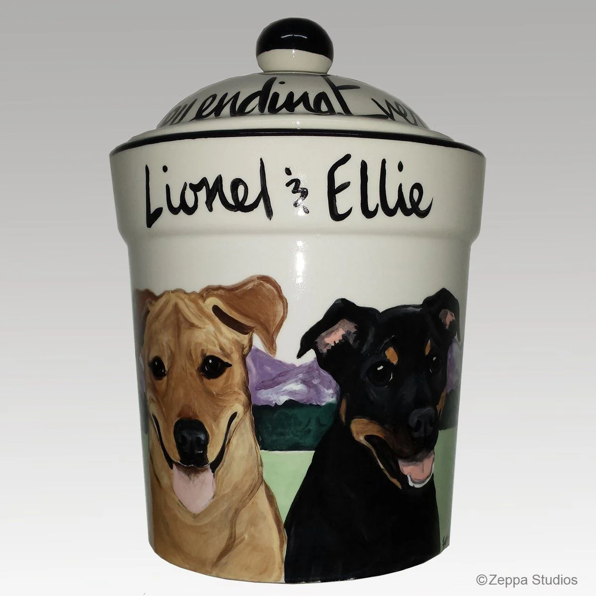 Custom Hand-Painted Personalized Treat Jar - Image 6
