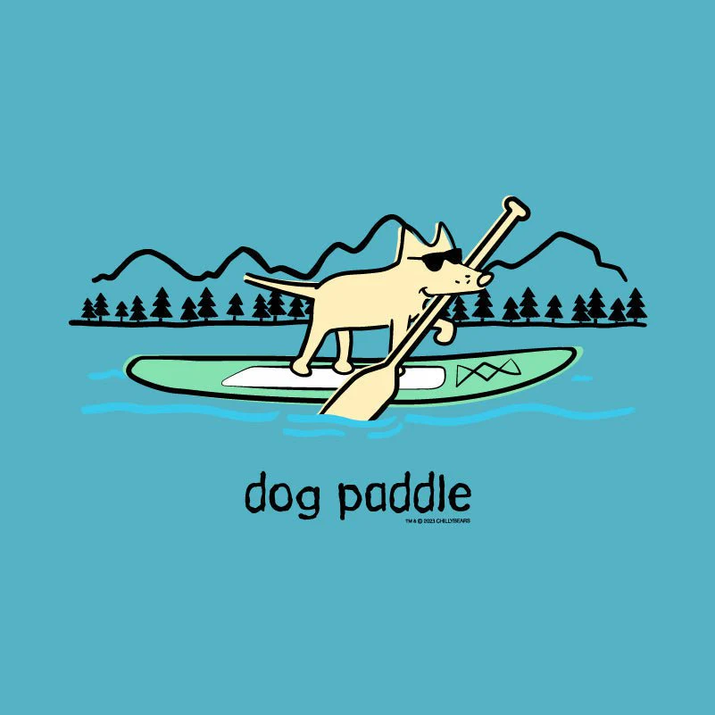 Dog Paddle - Ladies T-Shirt V-Neck - Image 2