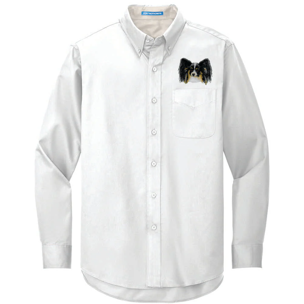 Papillon Embroidered Long Sleeve Button Up Shirt - Image 3