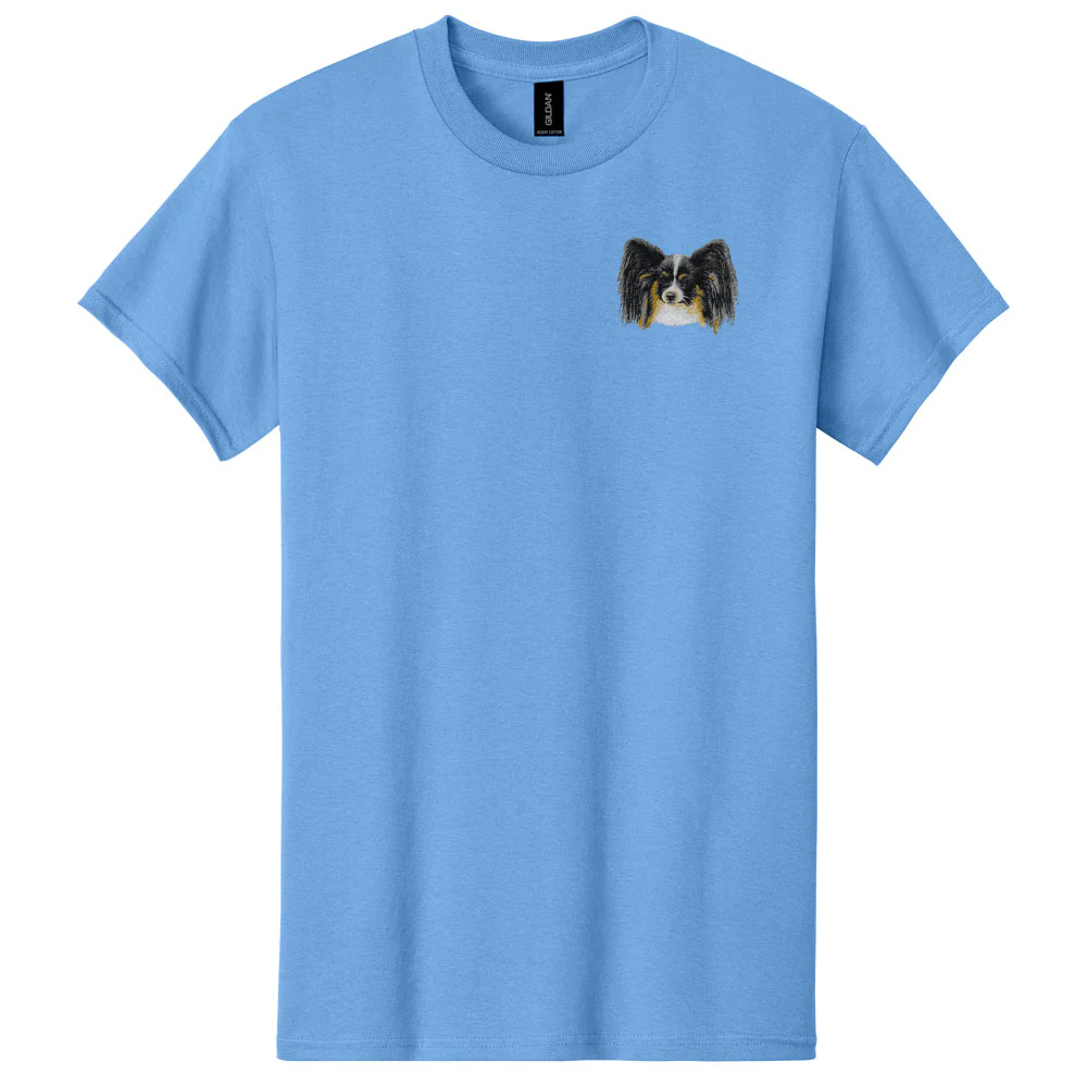Papillon Embroidered Men's T-Shirt