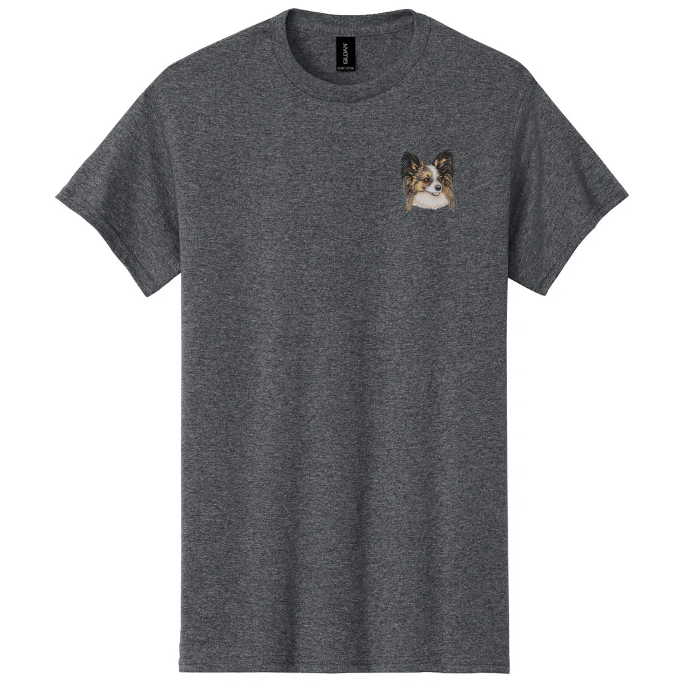 Papillon Embroidered Men's T-Shirt - Image 6