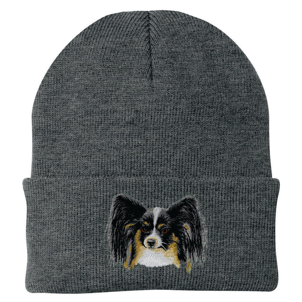 Papillon Embroidered Beanie - Image 10