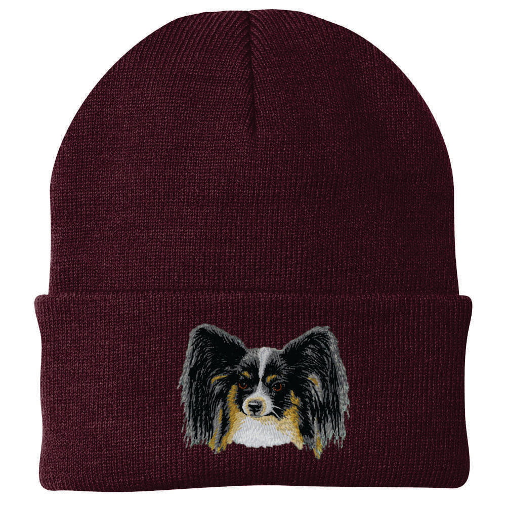 Papillon Embroidered Beanie - Image 3