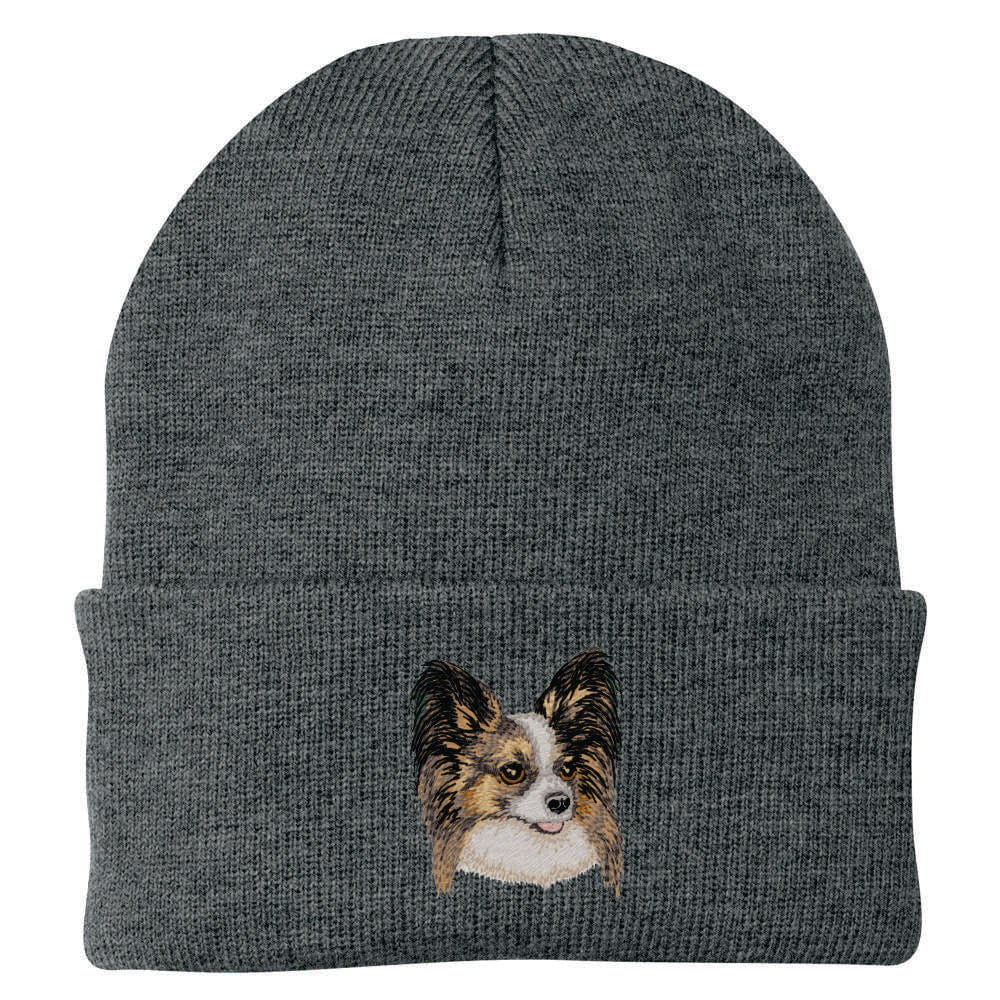Papillon Embroidered Beanie - Image 5