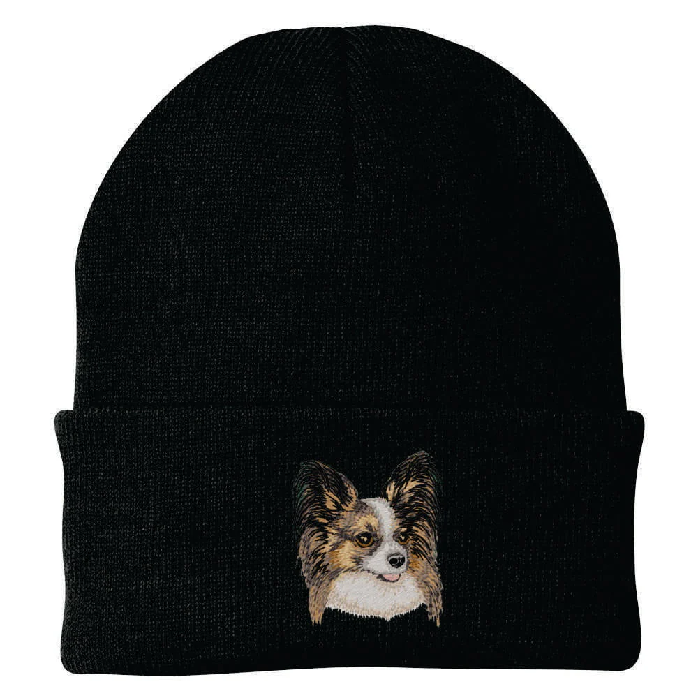 Papillon Embroidered Beanie - Image 6