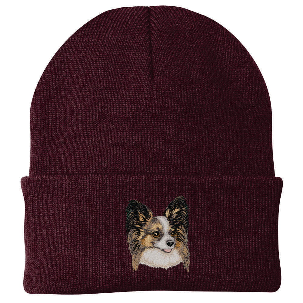 Papillon Embroidered Beanie - Image 7