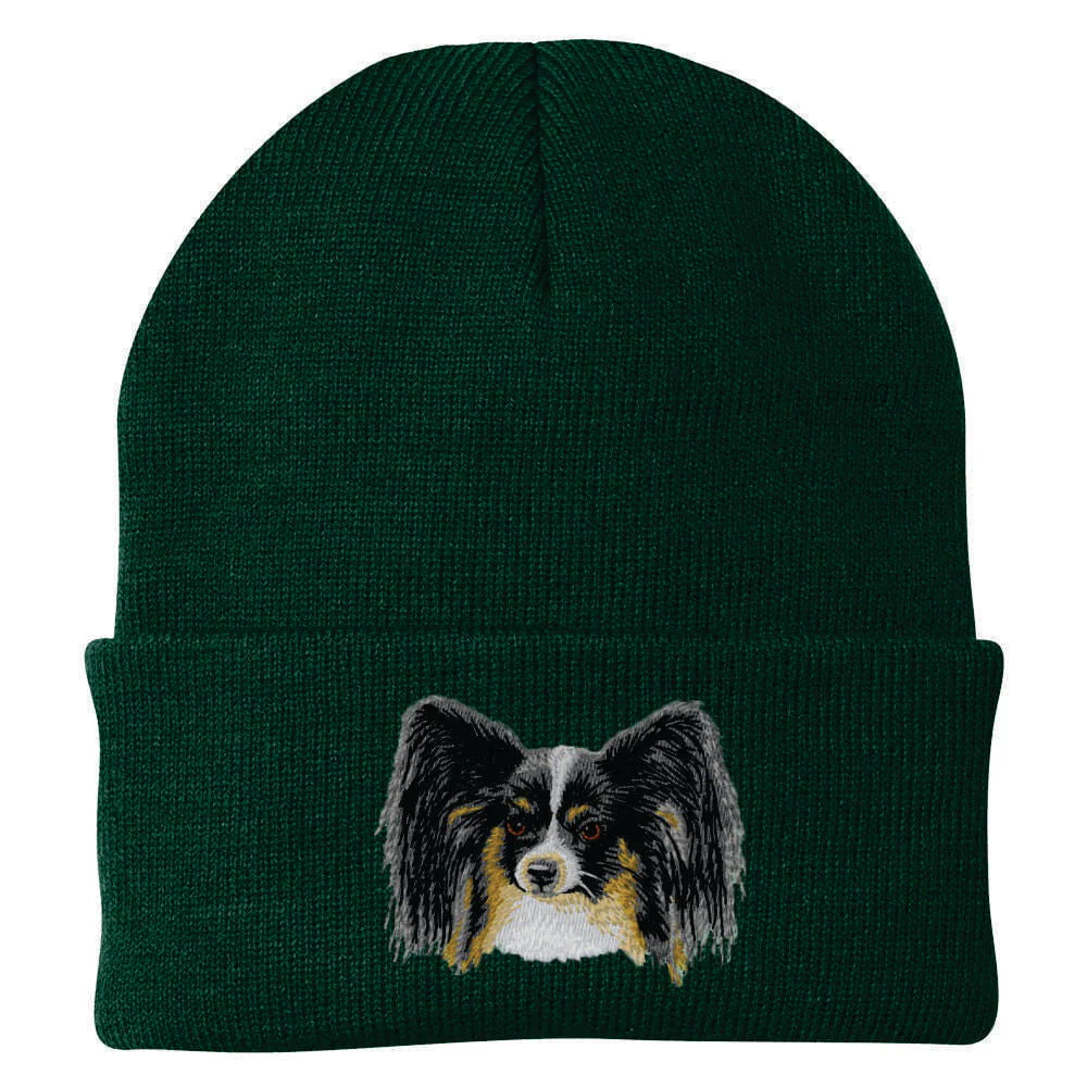 Papillon Embroidered Beanie - Image 9