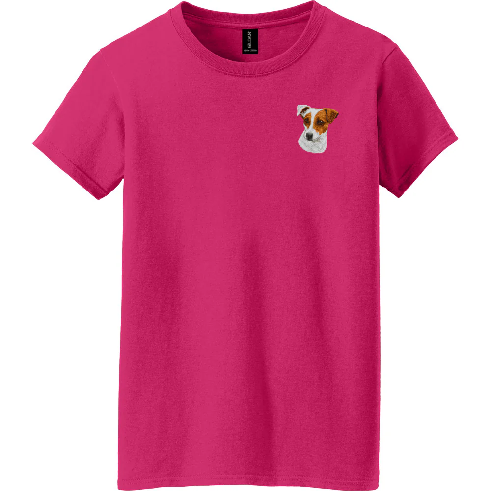 Parson Russell Terrier Embroidered Women's T-Shirt