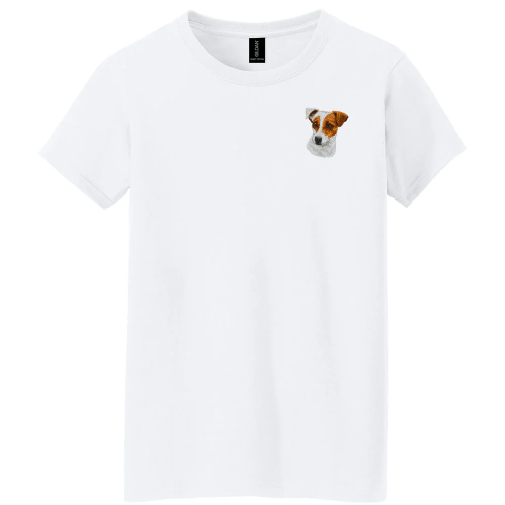 Parson Russell Terrier Embroidered Women's T-Shirt - Image 2