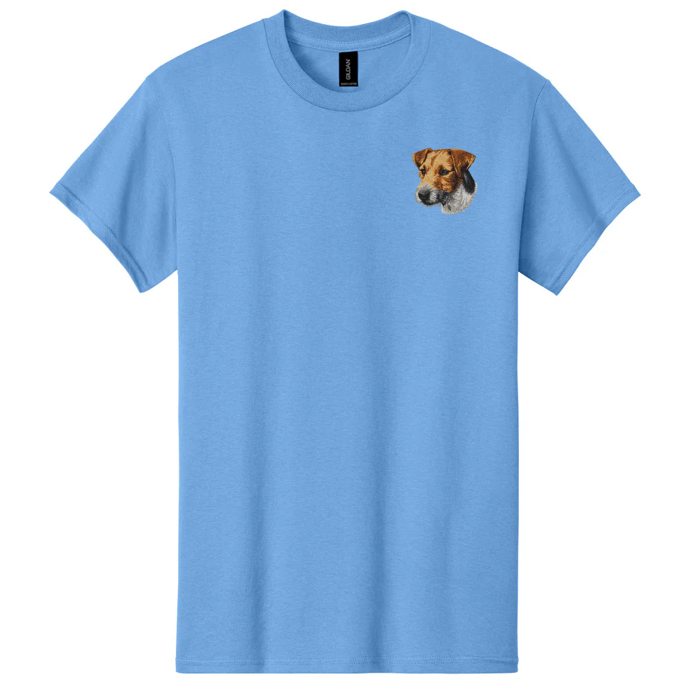 Parson Russell Terrier Embroidered Men's T-Shirt