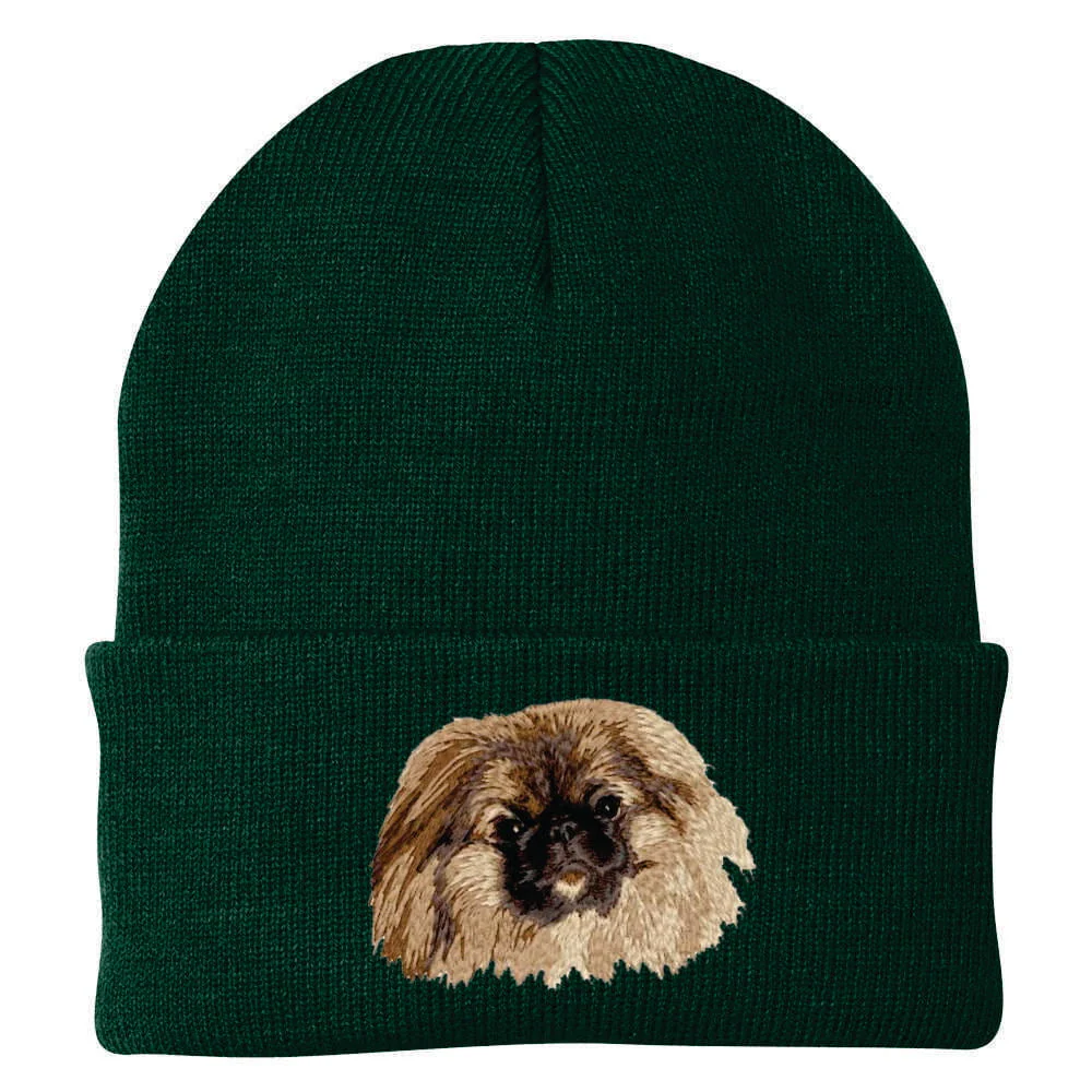 Pekingese Embroidered Beanie - Image 2