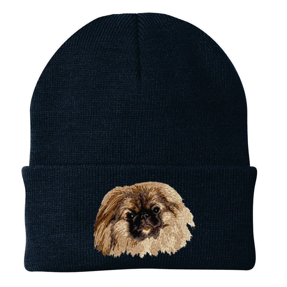 Pekingese Embroidered Beanie - Image 5
