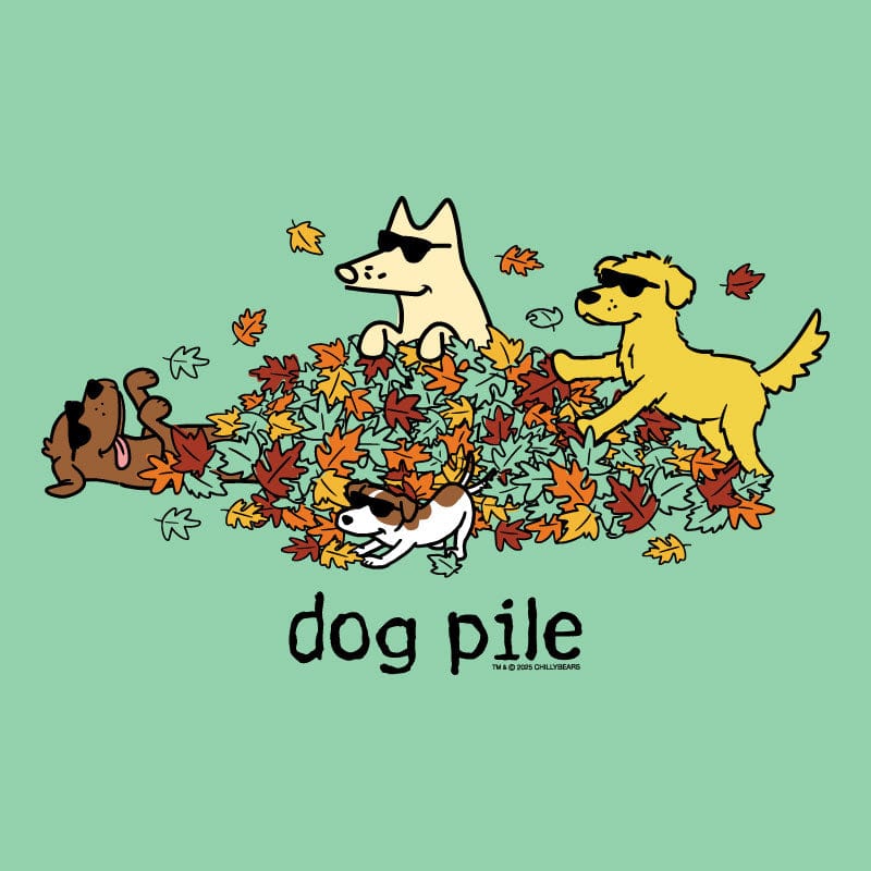 Dog Pile Autumn - Classic Long-Sleeve T-Shirt - Image 2