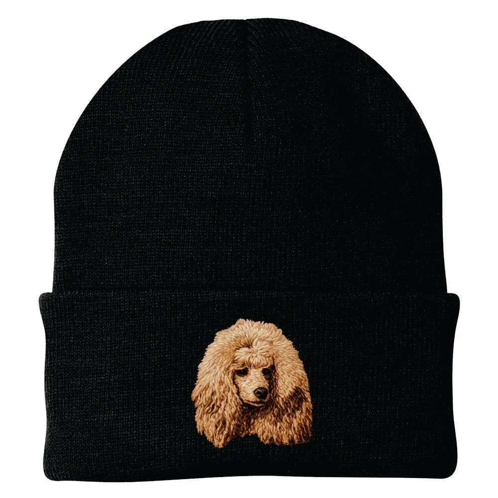 Poodle Embroidered Beanie - Image 2