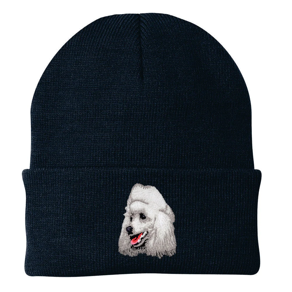 Poodle Embroidered Beanie - Image 4