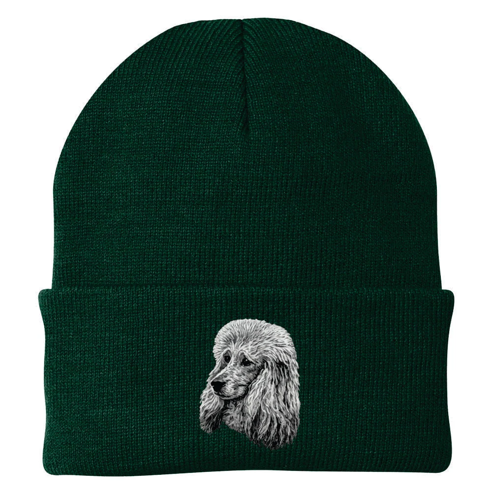 Poodle Embroidered Beanie - Image 9