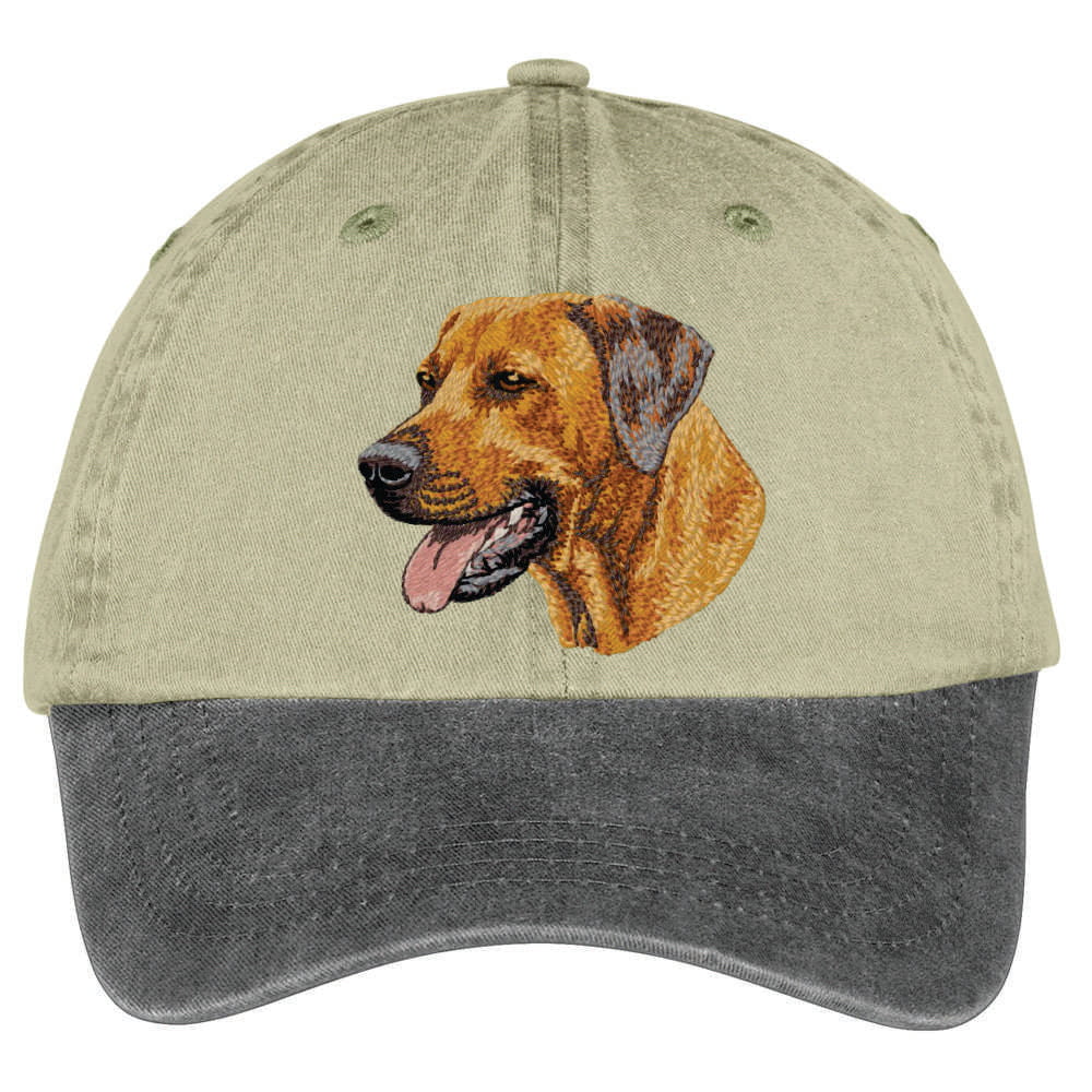 Rhodesian Ridgeback  Embroidered Two Tone Baseball Cap