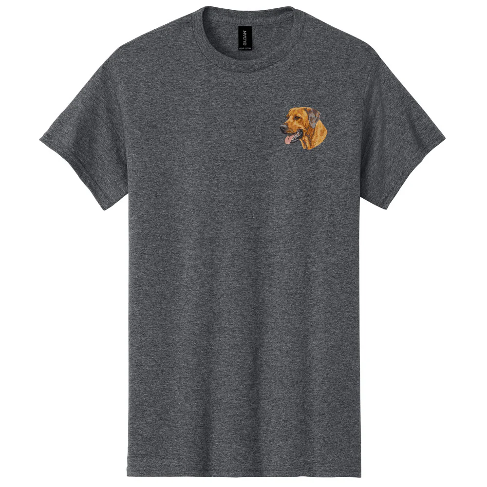Rhodesian Ridgeback Embroidered Men's T-Shirt - Image 2