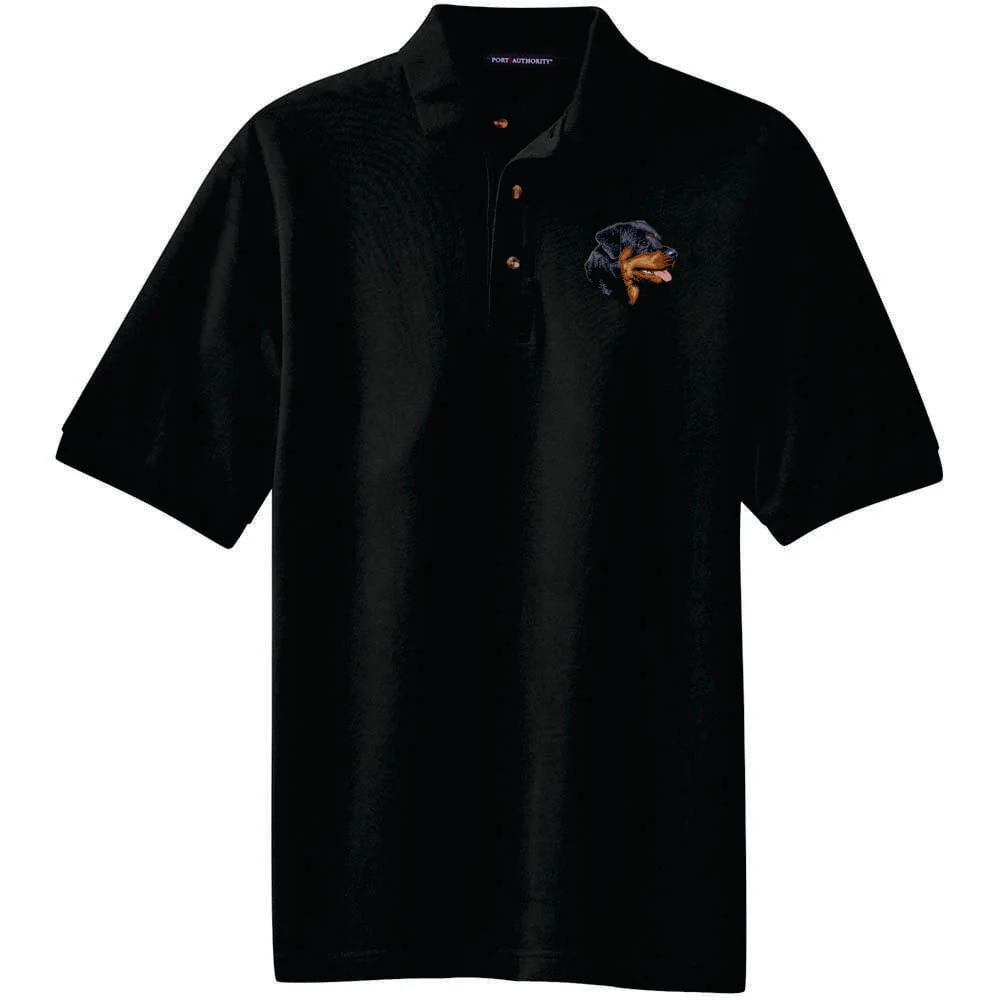 Rottweiler Embroidered Polo Shirt - Image 3