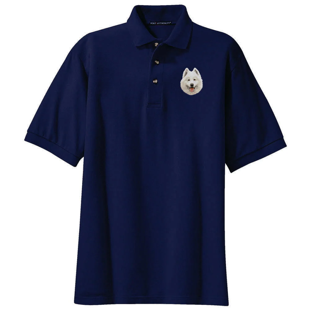 Samoyed Embroidered Polo Shirt
