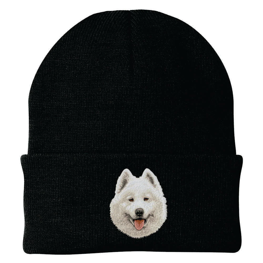 Samoyed Embroidered Beanie - Image 4