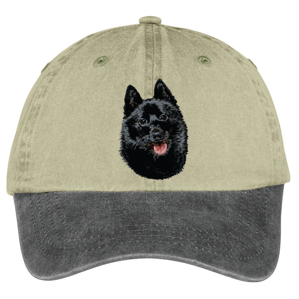 Schipperke  Embroidered Two Tone Baseball Cap - Image 2
