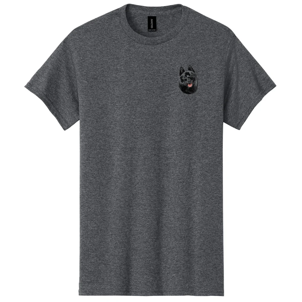 Schipperke Embroidered Men's T-Shirt - Image 2