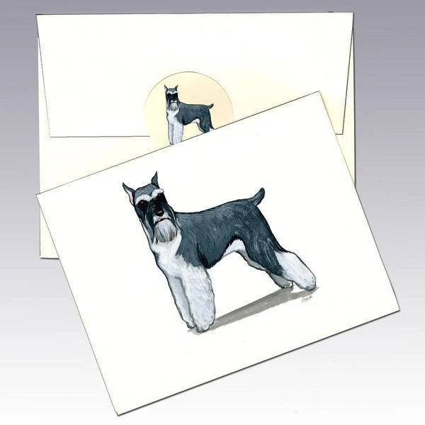 Schnauzer Note Cards - Image 2