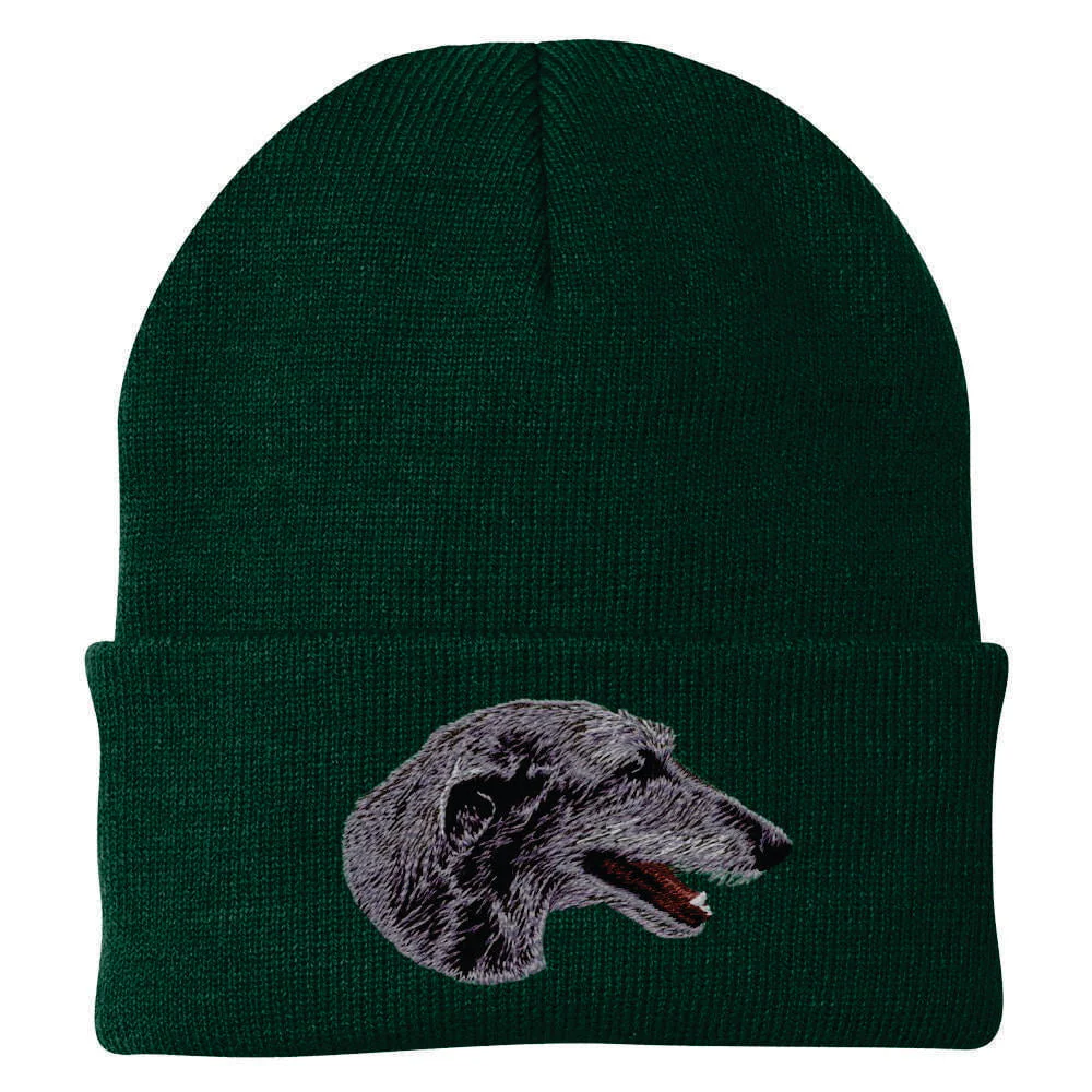 Scottish Deerhound Embroidered Beanie - Image 2
