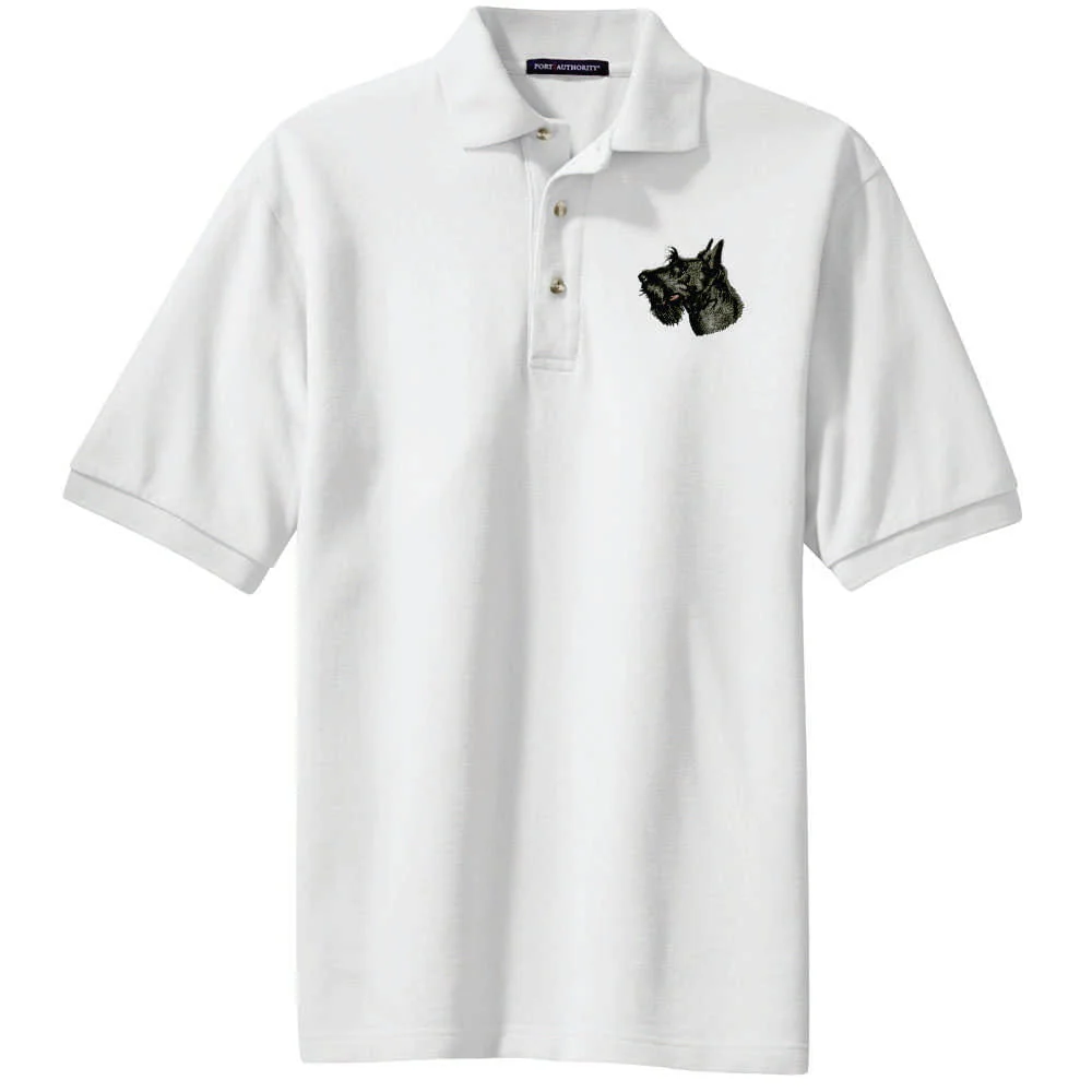 Scottish Terrier Embroidered Polo Shirt - Image 2
