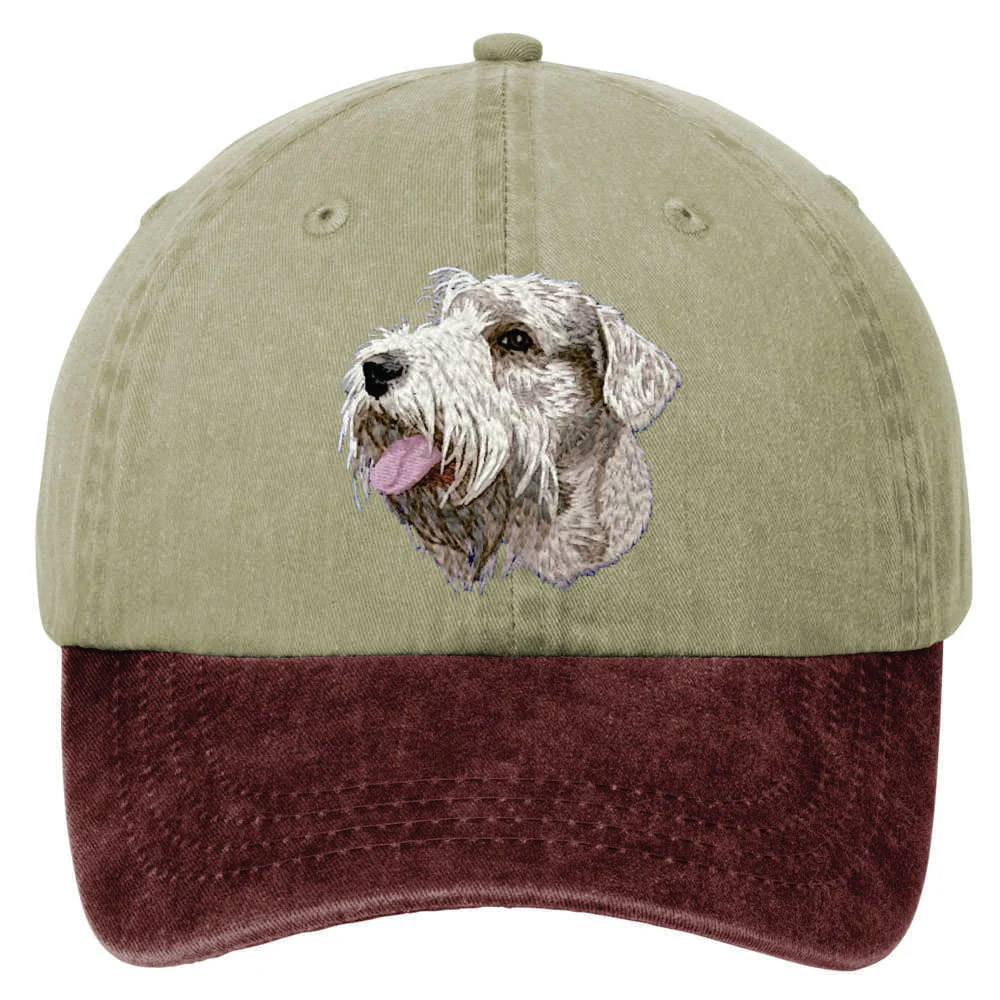Sealyham Terrier  Embroidered Two Tone Baseball Cap - Image 2