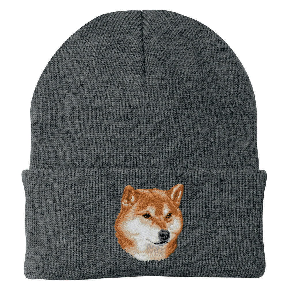 Shiba Inu Embroidered Beanie - Image 2