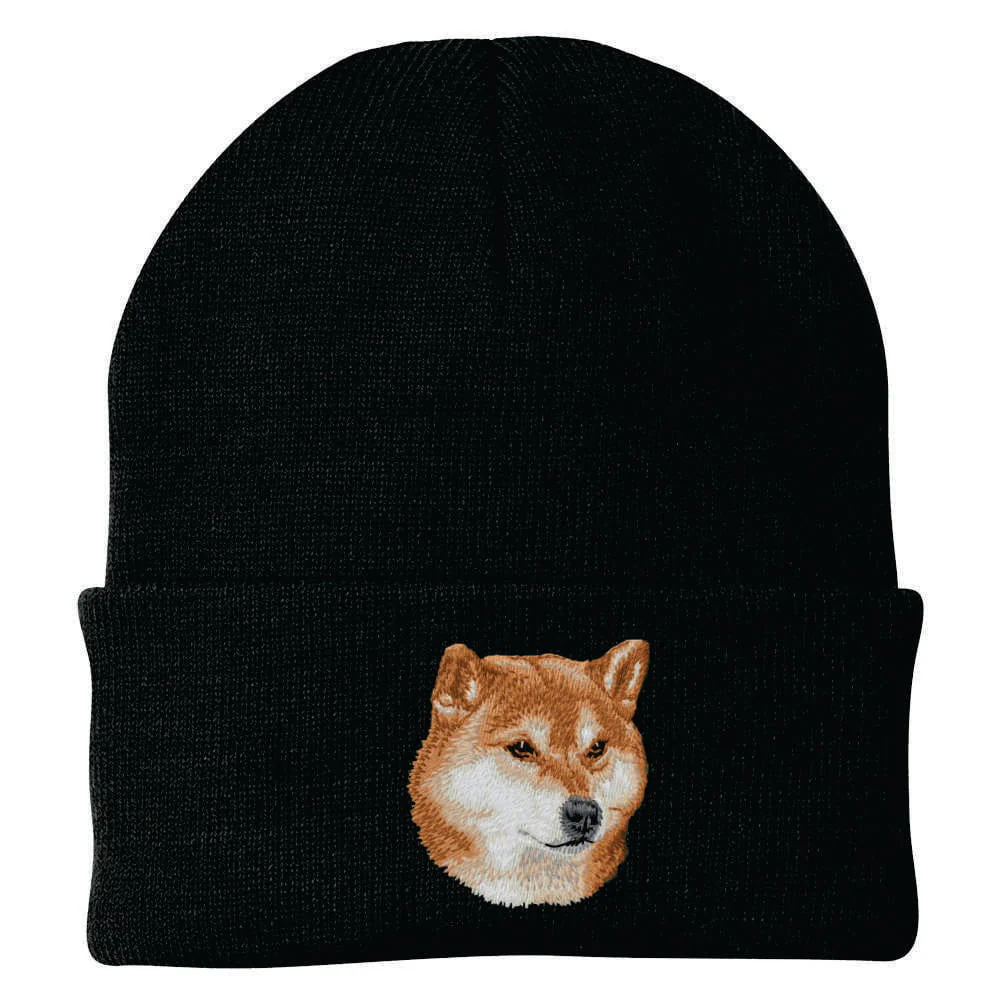 Shiba Inu Embroidered Beanie - Image 3