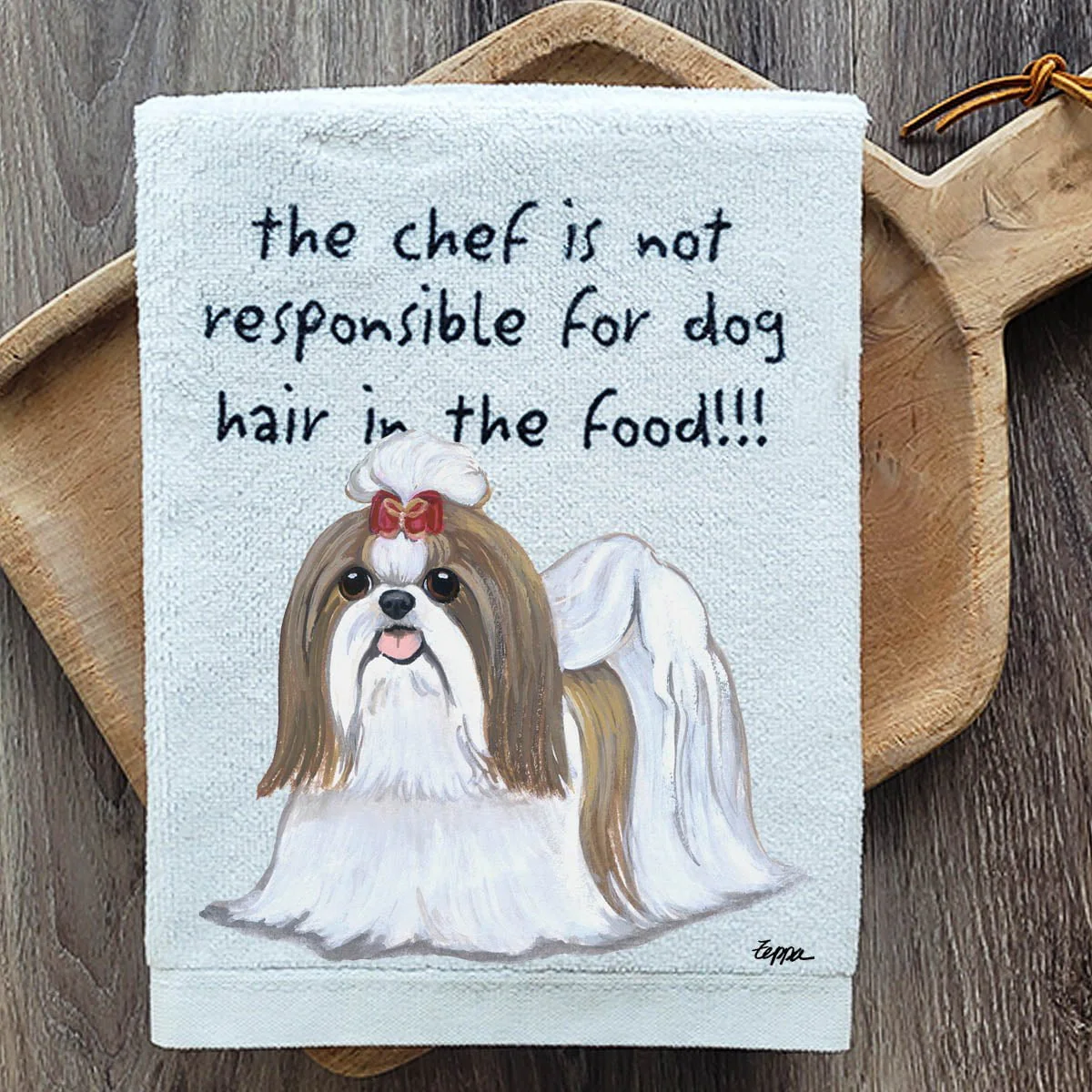 Shih Tzu Dish Towel - Image 2