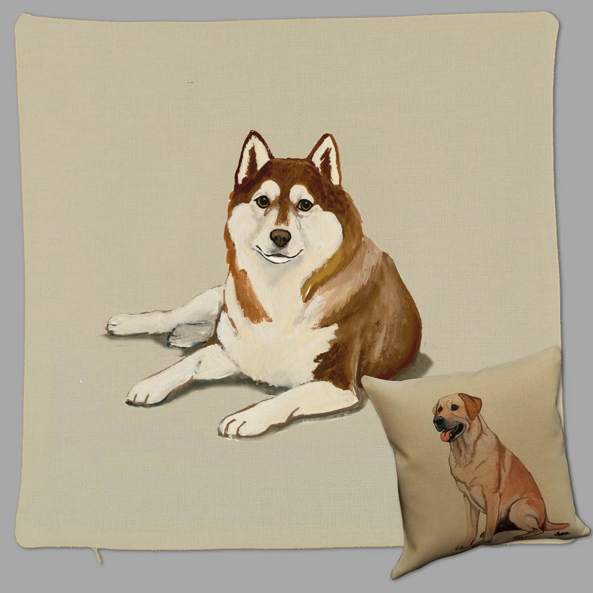 Siberian Husky Pillow Cover - Image 2