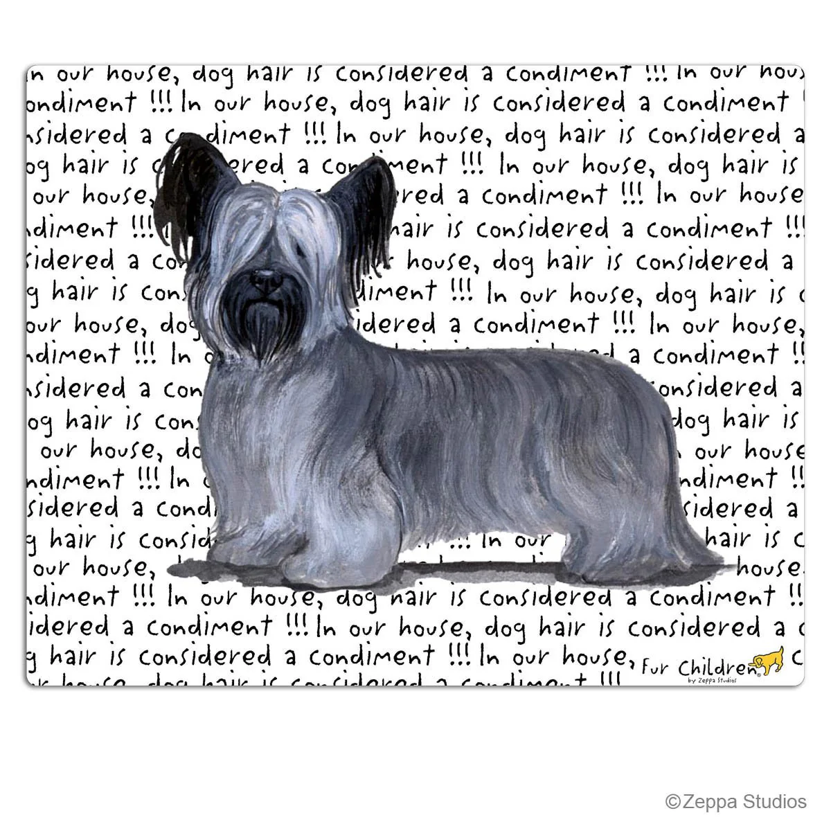 Skye Terrier Cutting Board