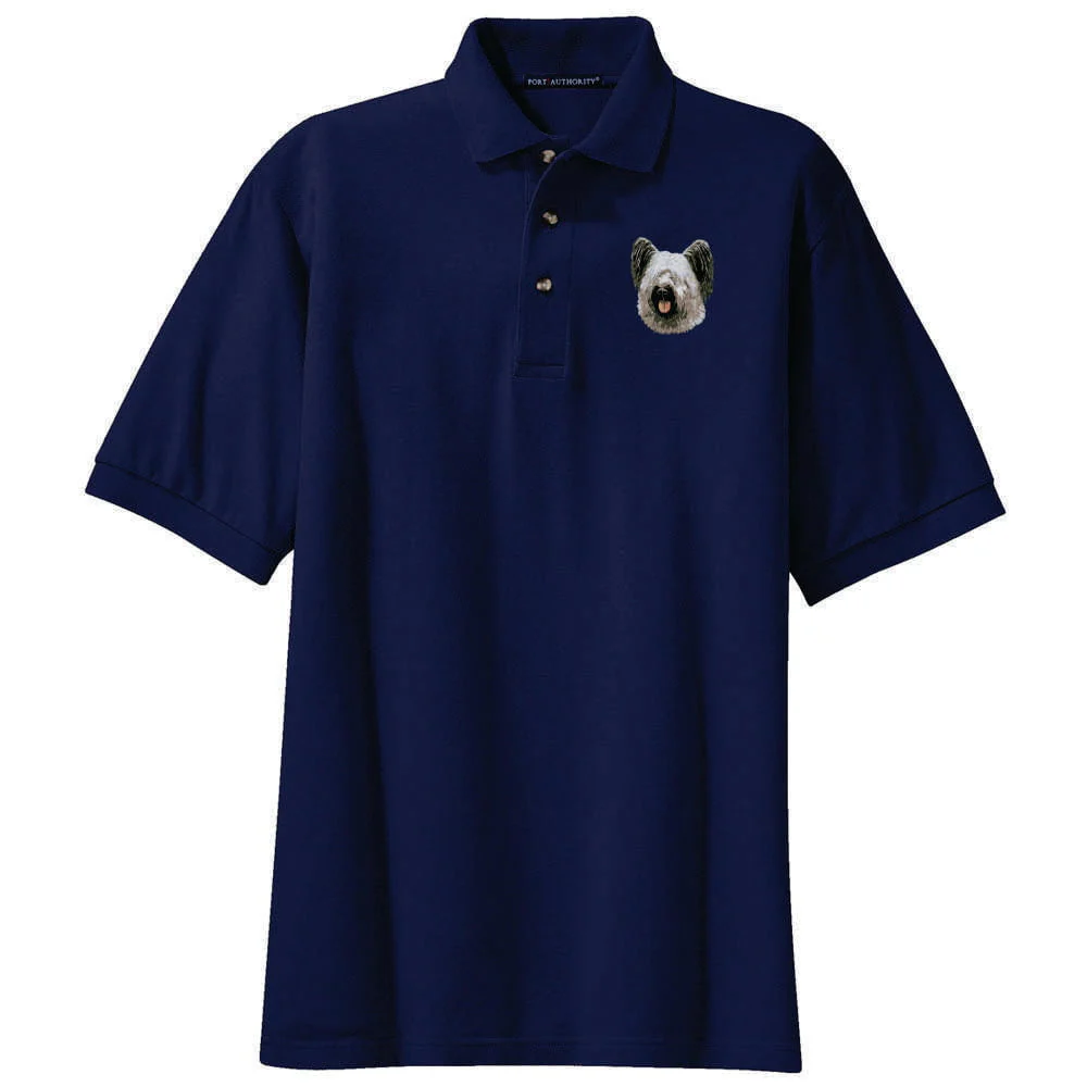 Skye Terrier Embroidered Polo Shirt