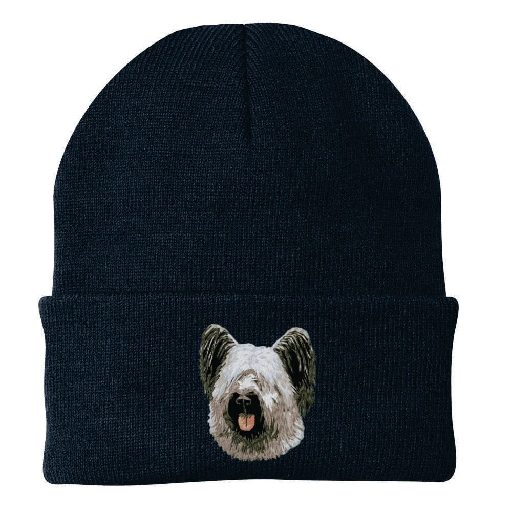 Skye Terrier Embroidered Beanie - Image 2