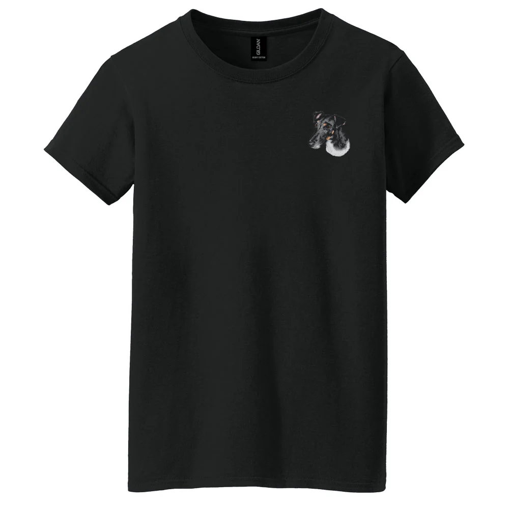 Smooth Fox Terrier Embroidered Women's T-Shirt - Image 3