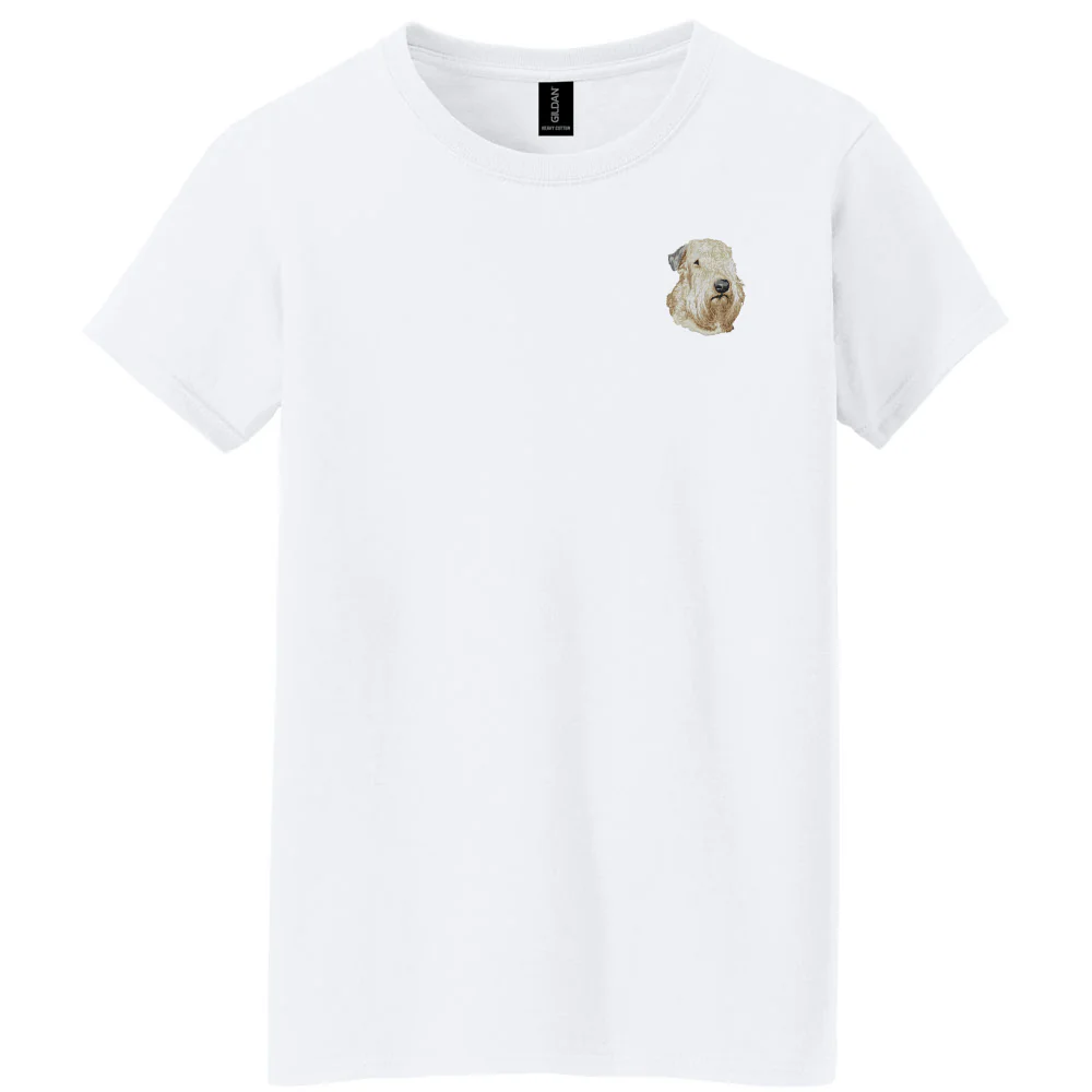 Soft Coated Wheaten Terrier Embroidered Women's T-Shirt - Image 2
