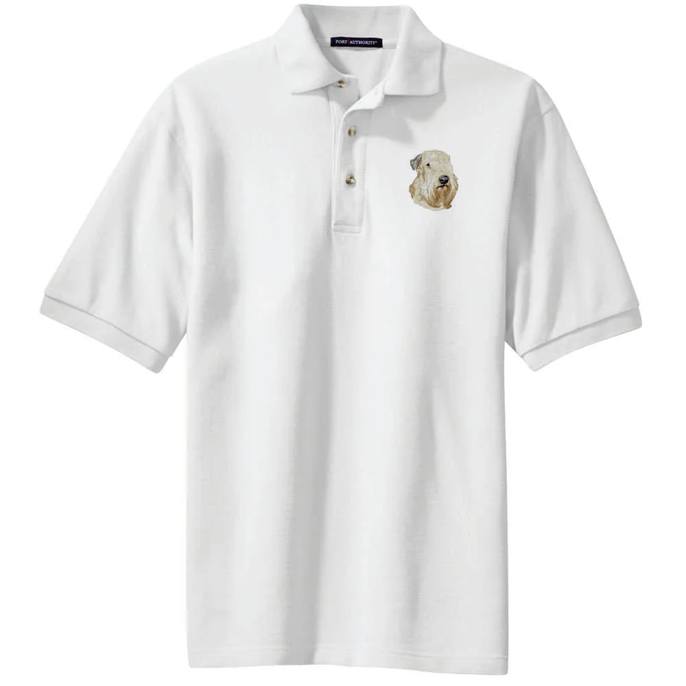 Soft Coated Wheaten Terrier Embroidered Polo Shirt - Image 2