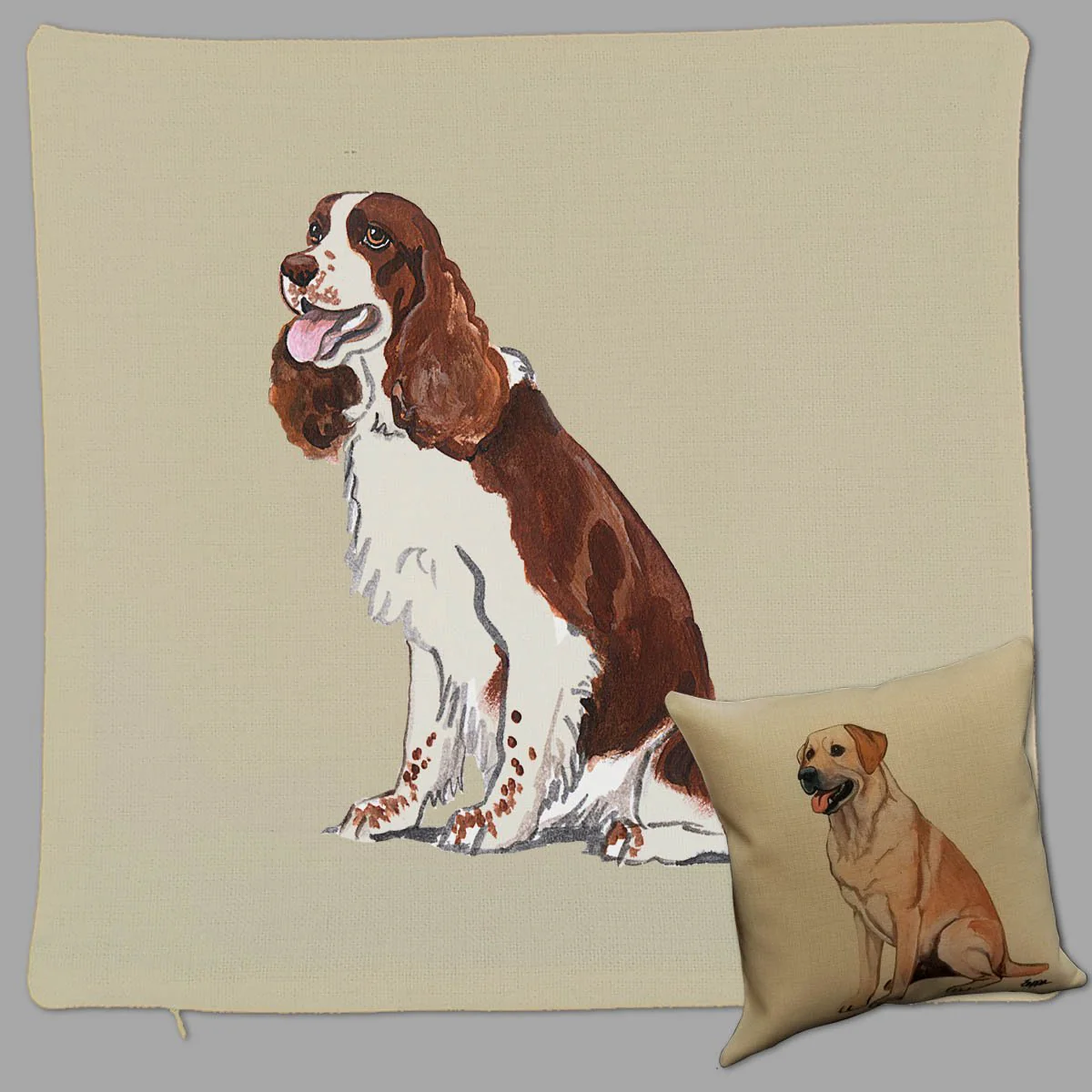 English Springer Spaniel Pillow Cover - Image 2