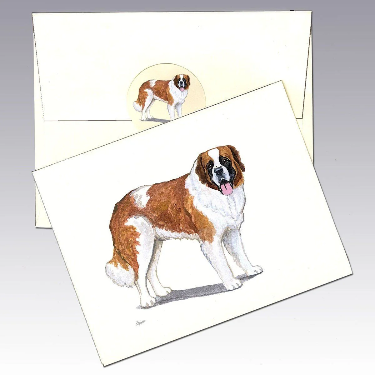 Saint Bernard Note Cards
