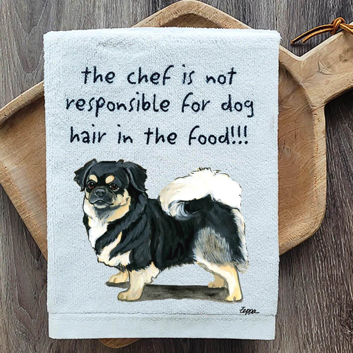 Tibetan Spaniel Dish Towel - Image 2