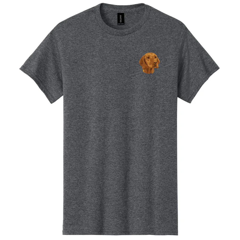 Vizsla Embroidered Men's T-Shirt - Image 2