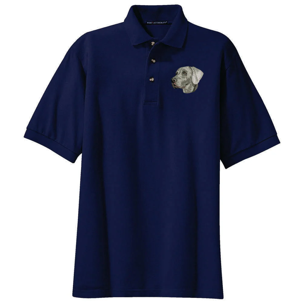 Weimaraner Embroidered Polo Shirt
