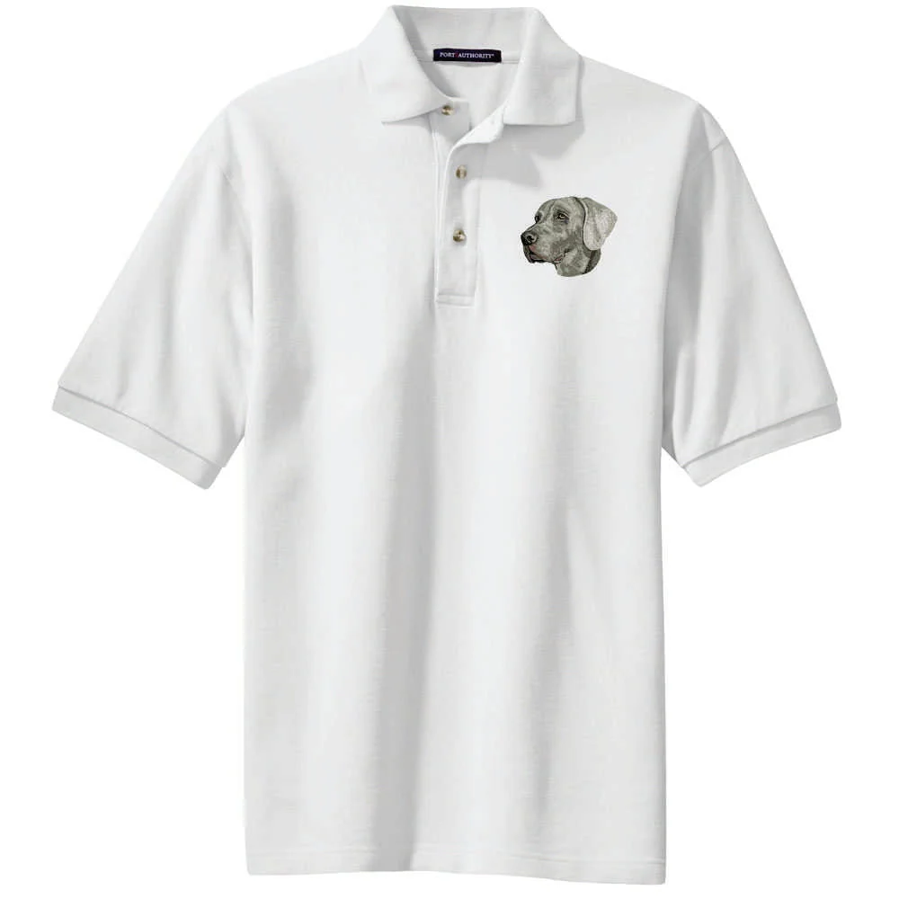 Weimaraner Embroidered Polo Shirt - Image 2